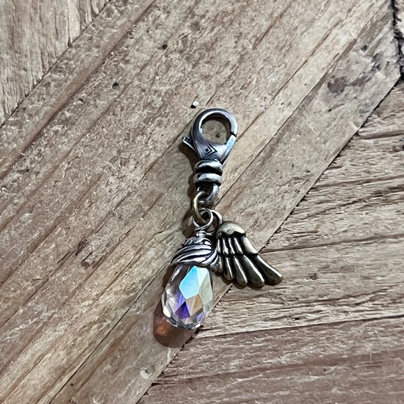 retired Silpada Sterling Silver Brass Charms boy girl dog tree cross U PICK - Picture 12 of 15